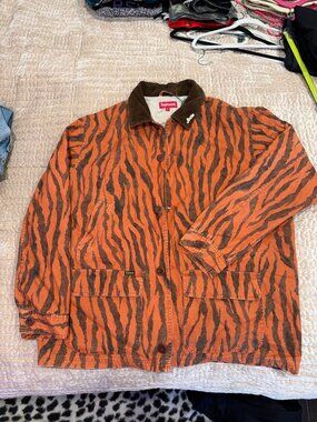 Supreme Barn Coat Tiger Stripe — SS21, XL, Like New